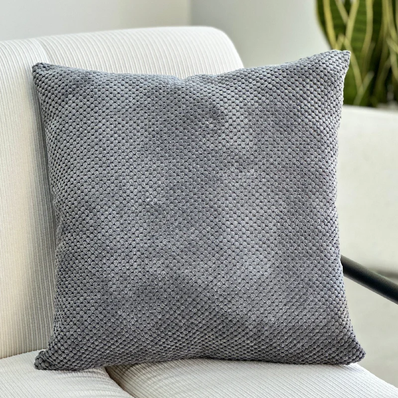 Are cervical pillows good for students-Solid Gray Mesh Pillow