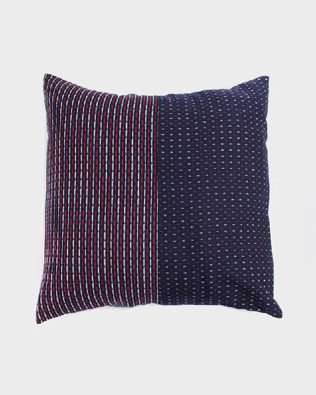 How to pick a cool buckwheat pillow-Split Pillow, Indigo, Red & White Dash