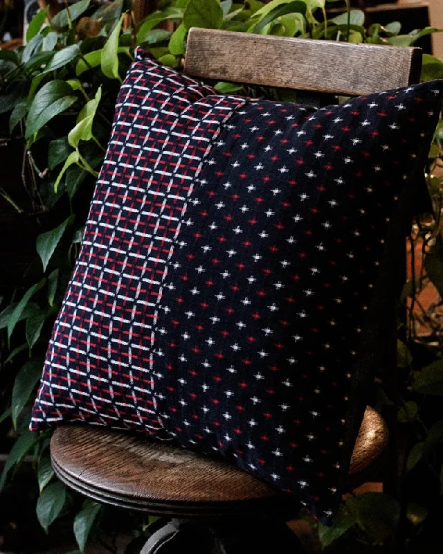 Are buckwheat pillows good long-term-Kiriko Original Pillow, Split Indigo, Red and White Jyuji