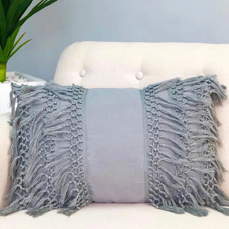 Are latex pillows good for winter-Gray Braids  Cozy Long Pillow