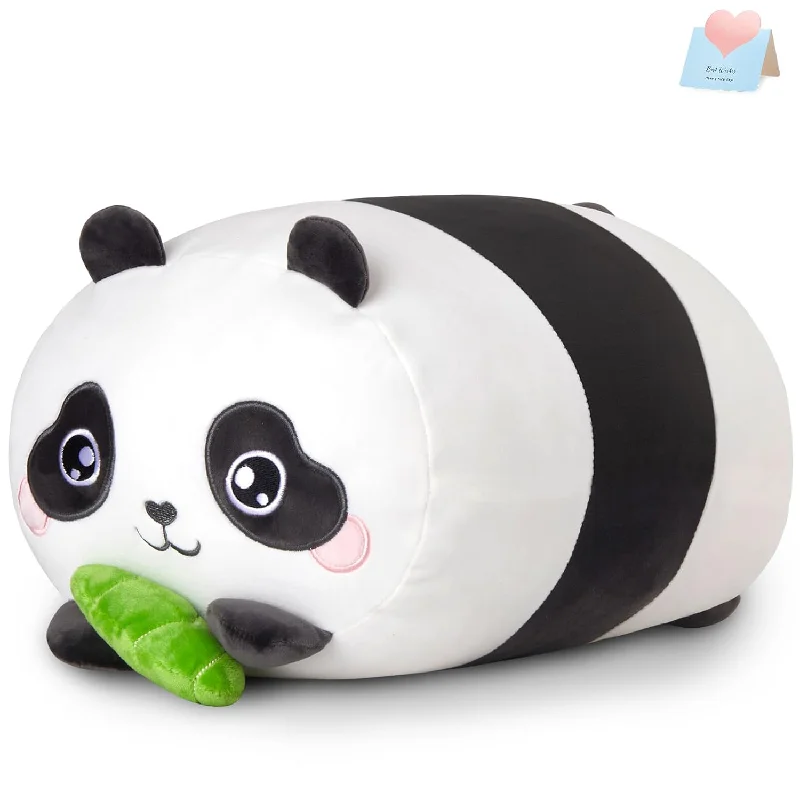 How to choose a comfortable baby pillow-20" Panda Plush Pillow Bamboo Panda Stuffed Animal Cute Panda Plush Toy Soft K