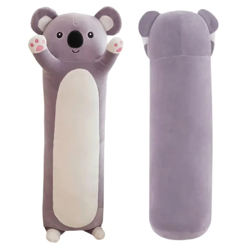 How pillows adjust shoulder-neck pressure-35.5'' Koala Stuffed Animals Body Pillow Koala Plush Toys Long Plushies Koala