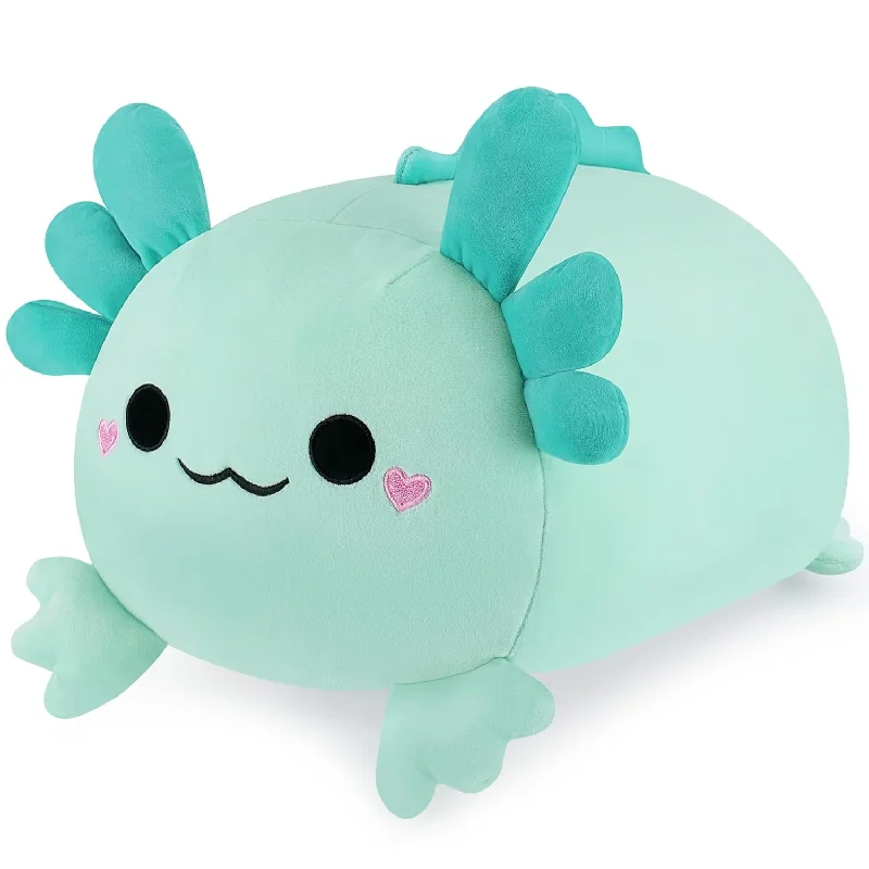 How to choose an eco-friendly pregnancy pillow-Axolotl Plush 15.8'' Axolotl Plush Pillow, Green Kawaii Axolotl Plushies, Axol