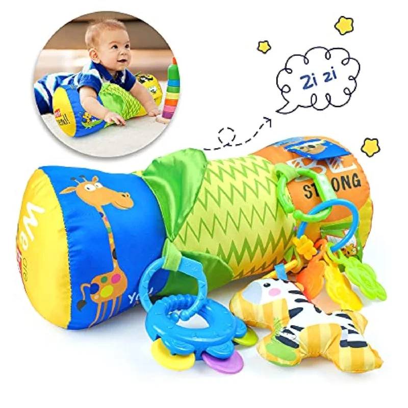 Pillow height and sleep comfort match-Baby Tummy Time Pillow Toys For 3 6 Months, Newborn 2 3 Month Old Baby Toys De