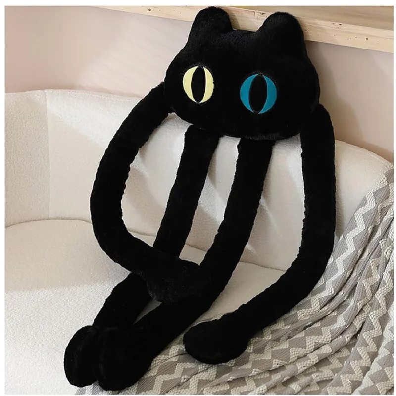 Are cervical pillows good for prolonged sitting-Long Cat Plush Kawaii Body Pillow?39" Cute Black Cat Stuffed Animals Soft Plus