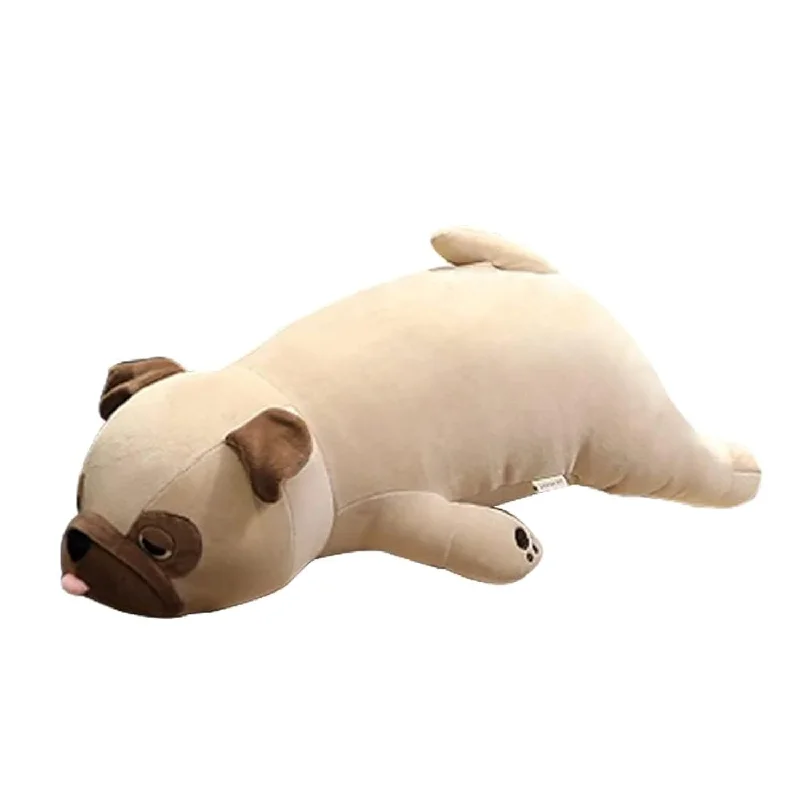 Pillow height and cervical comfort-Pug Stuffed Animal,21.6 Inches Soft French Bulldog Plush Pillow Pet,Cute Dog H