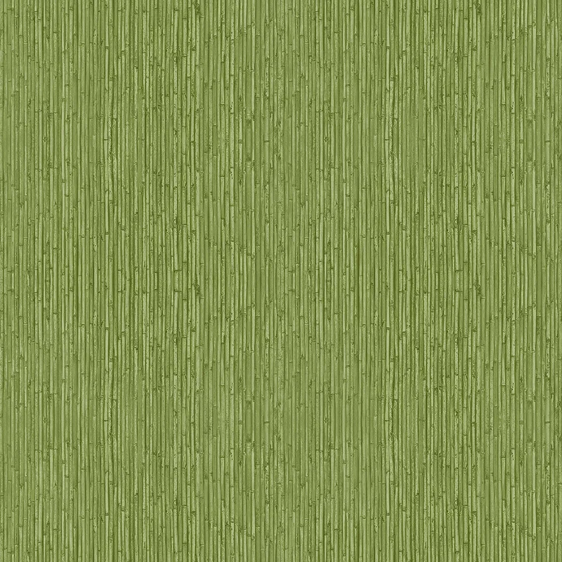 Steampunk wallpaper design style-Bamboo Green Wallpaper from the Into the Wild Collection