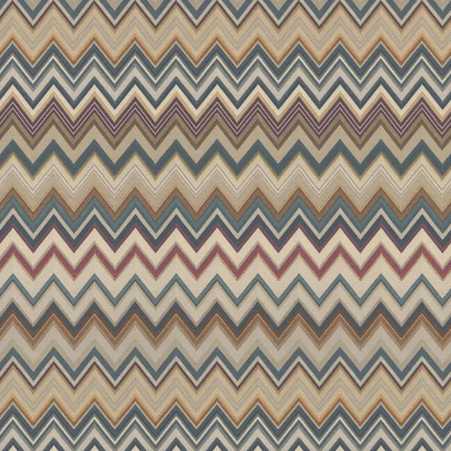 Geometric minimalist wallpaper pattern-Happy Zig Zag Jade Wallpaper Missoni 4