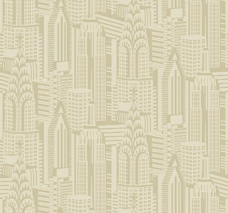 Phone HD wallpaper download-Manhattan Skyline Aurum Wallpaper