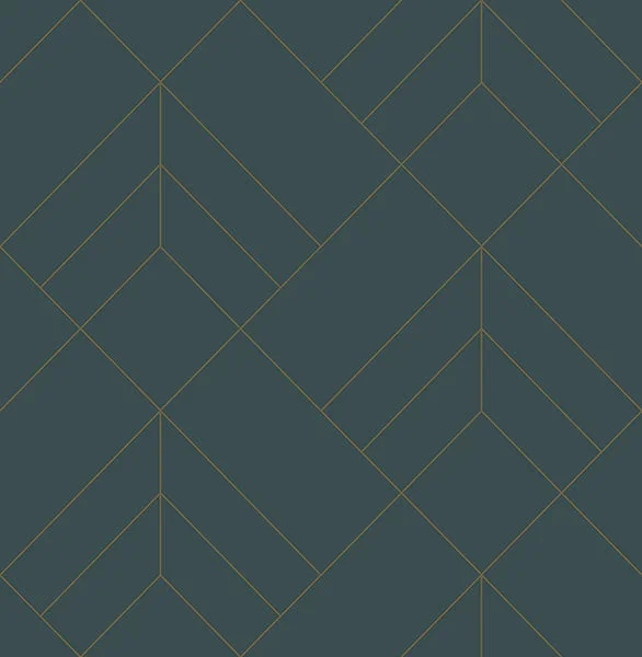 Unique ocean wallpaper free-Sander Slate Geometric Wallpaper from Hannah Collection