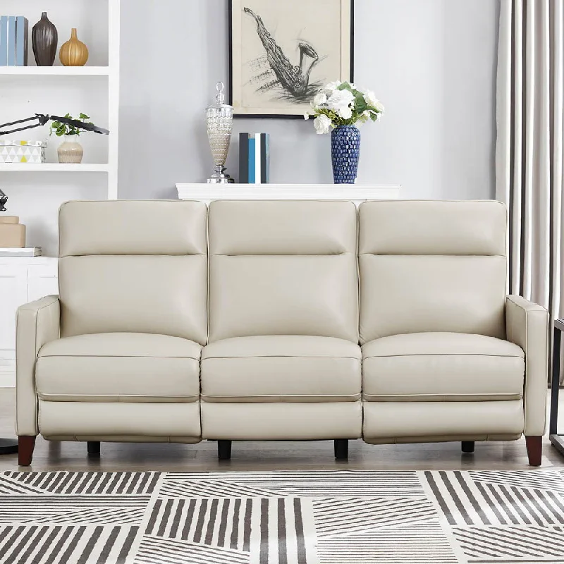 comfortable leather sofa for modern living -Ashby - Power Headrest Zero Gravity Reclining Sofa