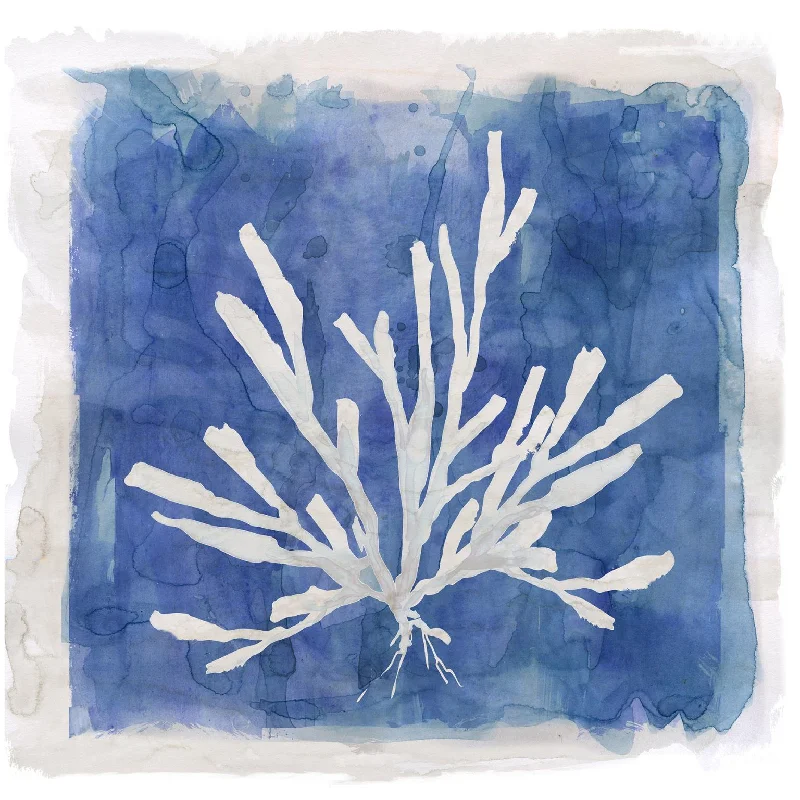 Wall decor with washable surfaces-Coastal Washes Coral I By Carol Robinson - Blue