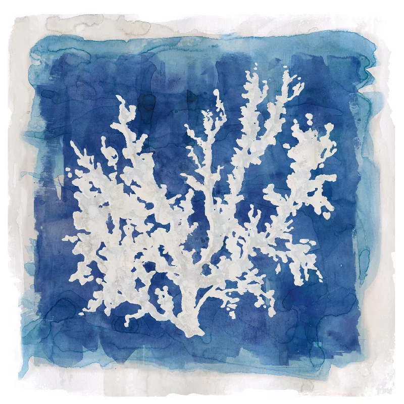 Wall decor with dust-proof-Coastal Washes Coral II By Carol Robinson - Blue