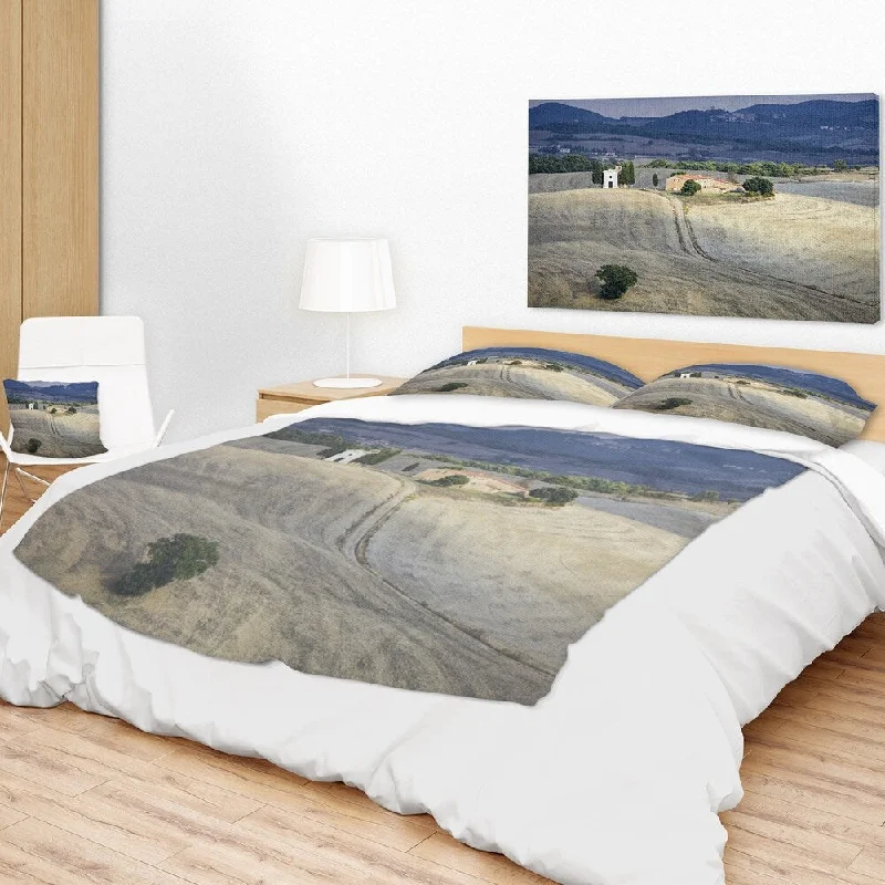 Nordic throw blanket-Designart 'Beautiful Sandy Landscape' Landscape Fleece Throw Blanket