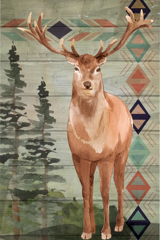 Wall decor with seasonal themes-Elk By Nd Art - Light Brown