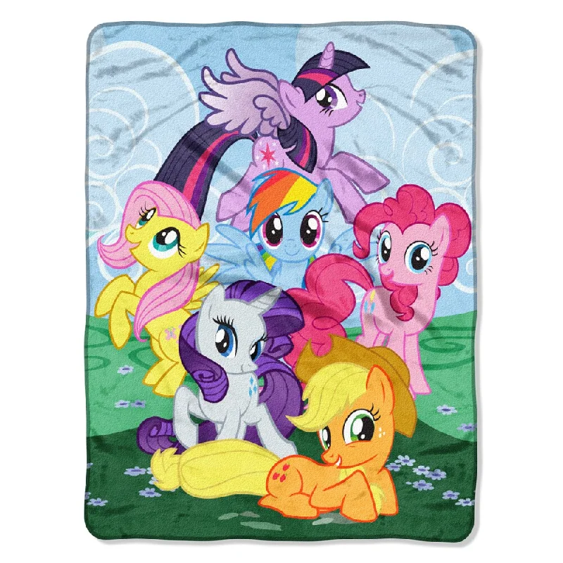 Rain throw blanket-ENT 059 My Little Pony Join The Herd Blanket