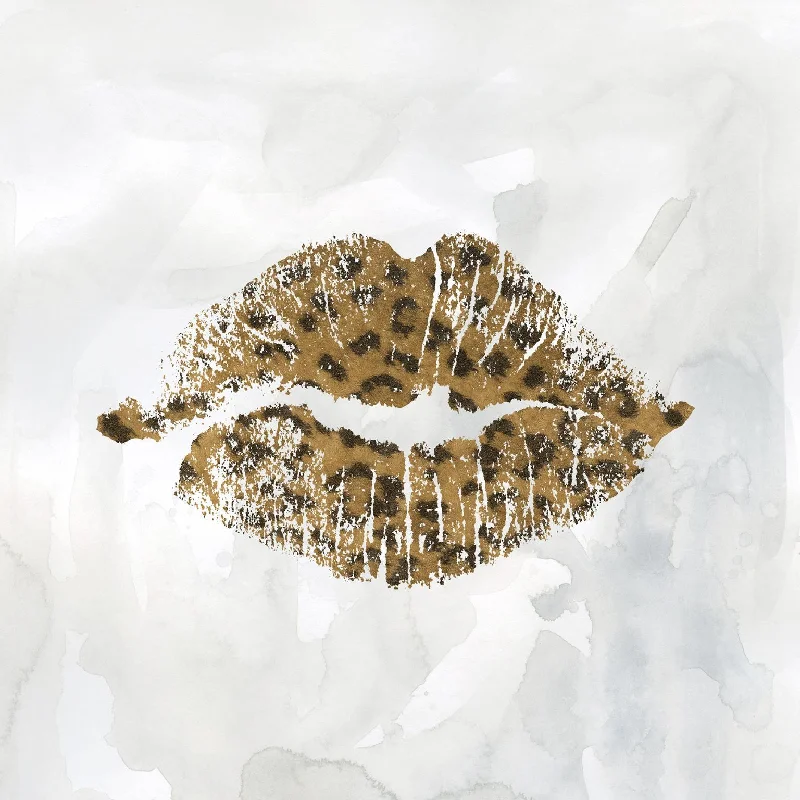 Wall decor with soundproofing-Leopard Kisses I By Carol Robinson - Dark Brown