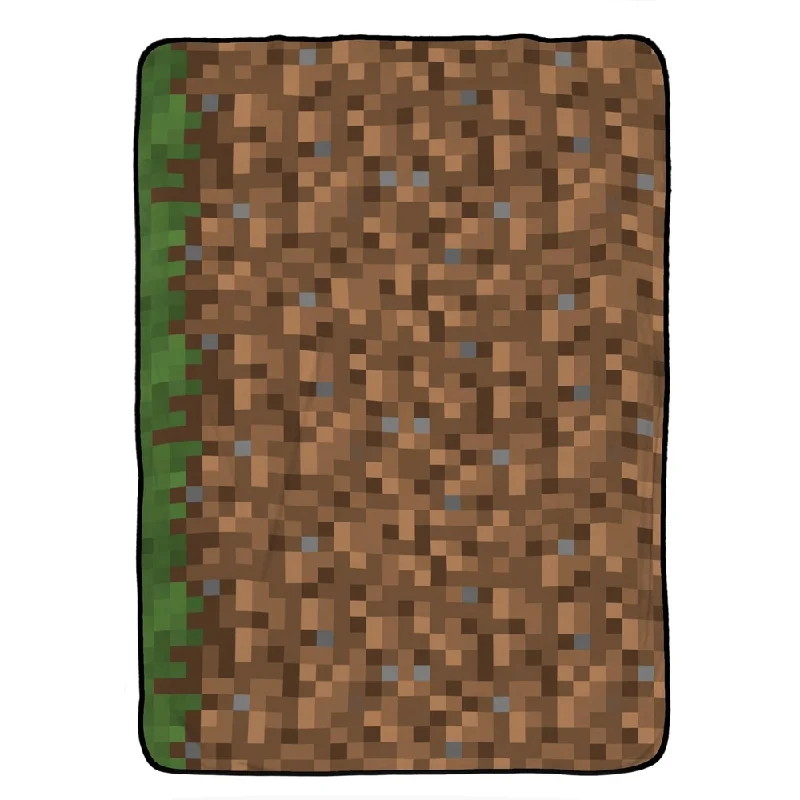 Spring throw blanket-Minecraft Grass Twin Blanket