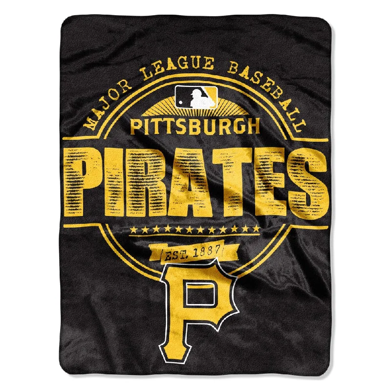 French throw blanket-Pirates Structure Micro Throw Blanket - Multi