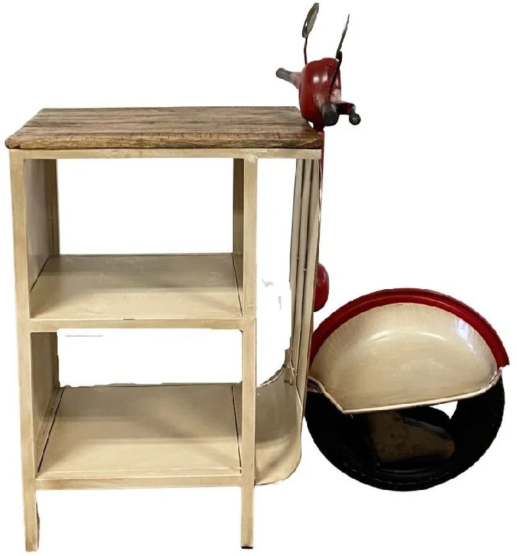 Scooter Cabinet - Rustic Red / Vanilla