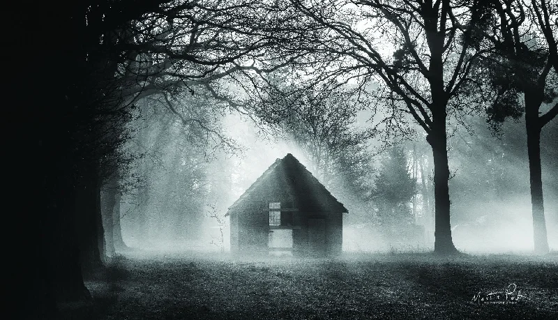 Wall decor with contrasting colors-Small - The Shed By Martin Podt - Dark Gray