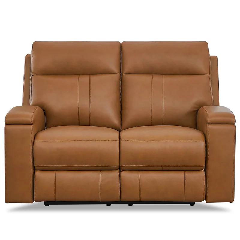 luxury modern sofa for living room -Venice - Power Headrest Zero Gravity Reclining Loveseat - Brown