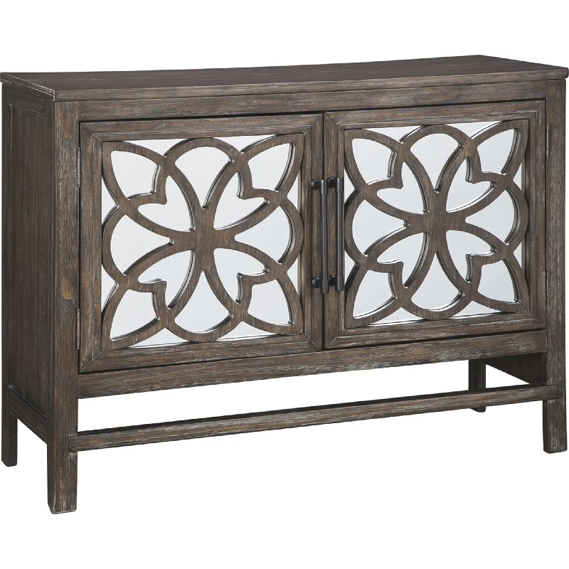 Alvaton Cabinet - Antique Brown