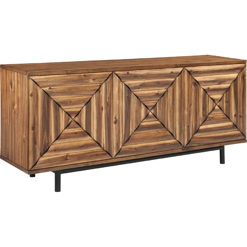 Fair Ridge Cabinet - Warm Brown