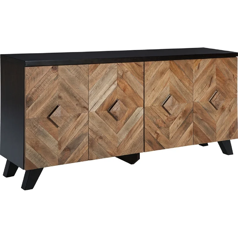 Robin Ridge Cabinet - Two-tone Brown